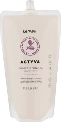 Шампунь Actyva Colore Brillante для окрашенных волос, с яблоком, пшеничными отрубями и виноградом, против выцветания цвета, Италия, 500 мл