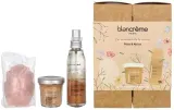 Набор Blancreme Season Essentials Peach & Apricot мерцающее сухое масло 50 мл скраб для тела 40 мл и мыло 70 г — фото 1