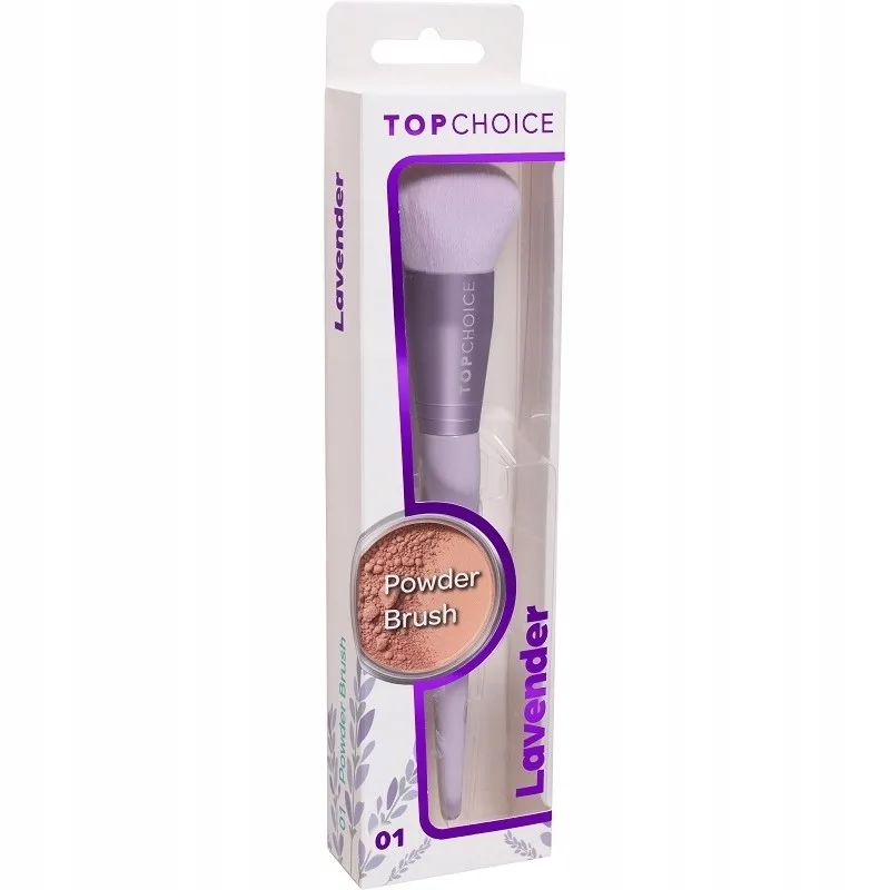 Кисть для пудры и румян Top Choice Powder Blush Lavender 01 пушистая