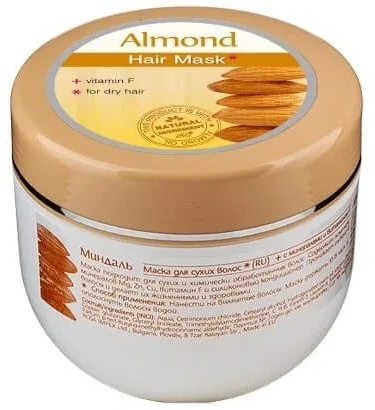 Маска для волос Almond Hair Mask миндальная, с витамином F, для сухих волос, 500 мл