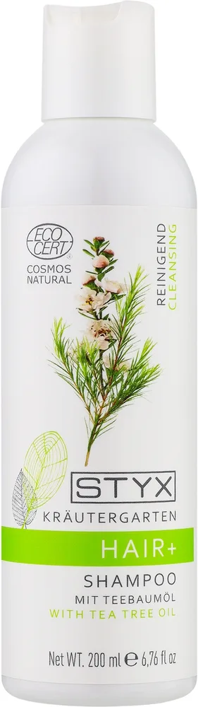 Шампунь Styx Naturcosmetic Tea Tree с эфирными маслами чайного дерева и лаванды, против перхоти и раздражения, 200 мл, Австрия
