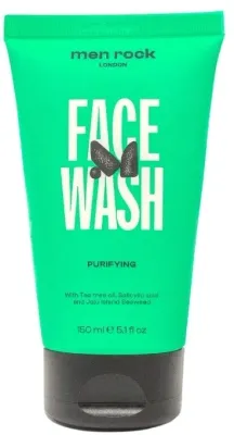Очищающий гель для лица Men Rock Purifying Face Wash с чайным деревом и водорослями, 150 мл