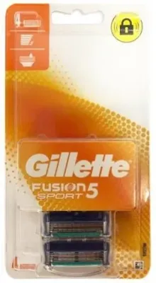 Сменные кассеты для бритья Gillette Fusion 5 Sport, пять лезвий, микрогребни, 4 шт