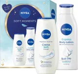 Набор для тела NIVEA Soft Moments гель для душа и лосьон с миндальным маслом и витаминами 250+400 мл — фото 1