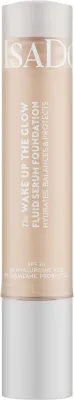 Тональная основа-сыворотка IsaDora Wake Up the Glow сияющая увлажняющая SPF 30, 30 мл