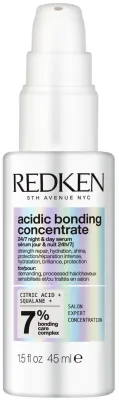 Сыворотка для волос дневного и ночного действия 24/7 Redken Acidic Bonding Concentrate 24/7 Night & Day Serum, мини, 45 мл