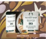 Набор The Body Shop Nourish & Flourish Shea Duo крем для душа с маслом ши 60 мл и масло для тела 50 мл — фото 1