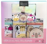 Набор IDC Institute Cute Animals маски для лица 3 шт и повязка для волос — фото 1