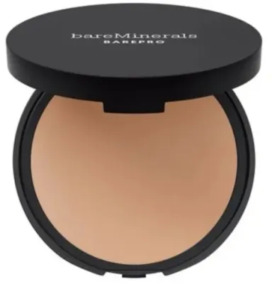 Тональная пудра Bare Minerals BarePro 24HR Skin-Perfecting Powder Foundation с плотным покрытием, матовая, 8 г, оттенок Medium 32 Cool