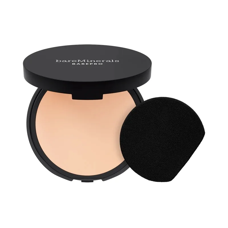 Тональная пудра Bare Minerals BarePro 24HR Skin-Perfecting Powder Foundation с плотным покрытием, матовая, 8 г, оттенок Fair 10 Warm