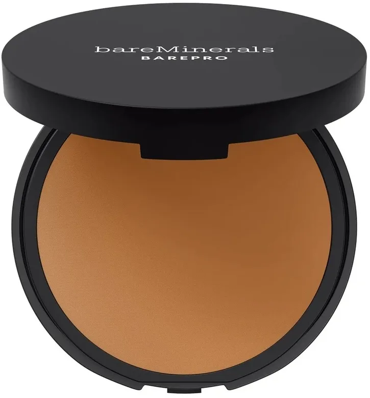 Тональная пудра Bare Minerals BarePro 24HR Skin-Perfecting Powder Foundation с плотным покрытием, матовая, 8 г, оттенок Deep 50 Neutral