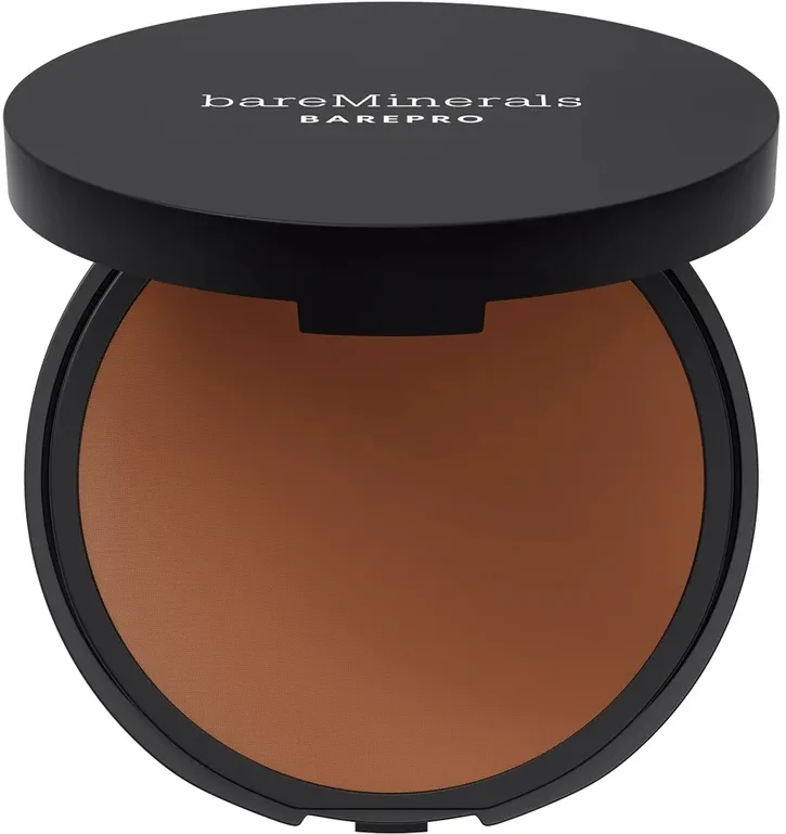Тональная пудра Bare Minerals BarePro 24HR Skin-Perfecting Powder Foundation с плотным покрытием, матовая, 8 г, оттенок Deep 60 Cool