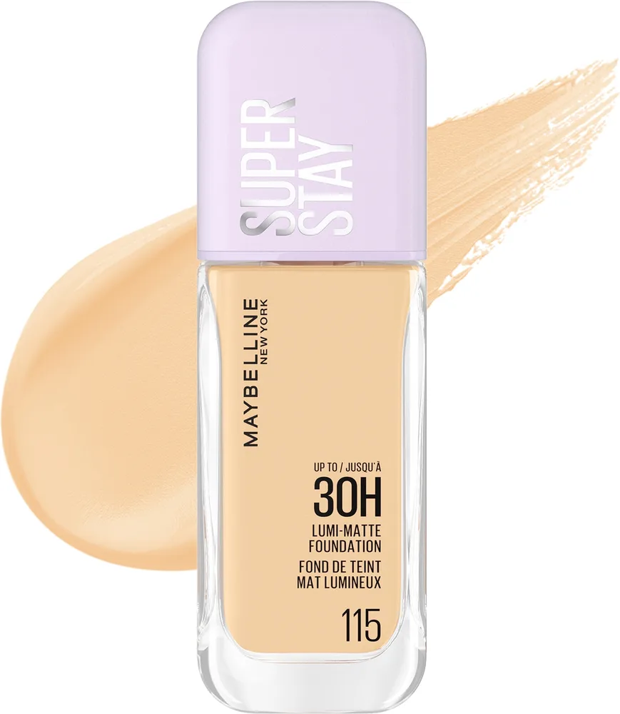 Тональный флюид Maybelline New York Super Stay Lumi-Matte матирующий стойкий, 35 мл, оттенок 118
