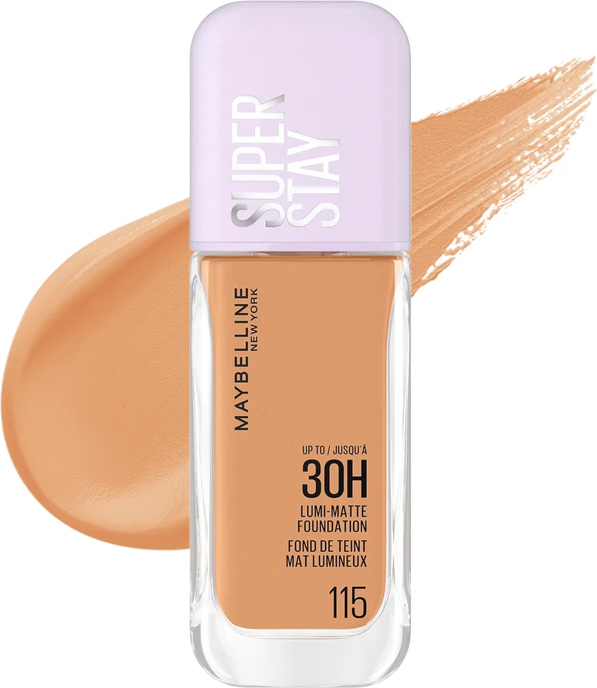Тональный флюид Maybelline New York Super Stay Lumi-Matte матирующий стойкий, 35 мл, оттенок 248