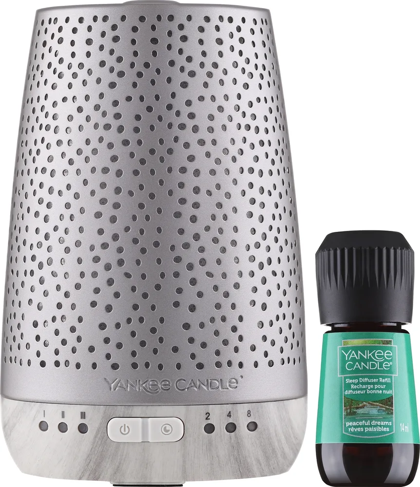 Аромадиффузор для дома Yankee Candle Sleep Diffuser Silver