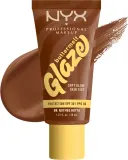 Тонирующий флюид NYX Professional Makeup Buttermelt Glaze Soft Glow Skin Tint сияющий SPF 30, 30 мл, оттенок 08 - Nutmeg Butta — фото 1