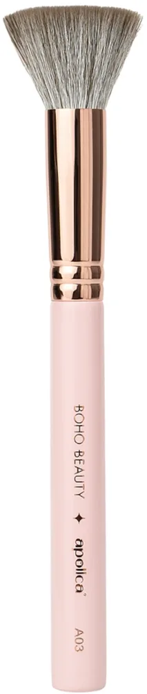 Кисть для контурирования на мокро Boho Beauty X Apollca A03 из кукурузного ворса