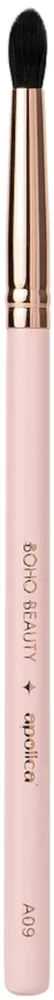 Кисть для растушёвки теней Boho Beauty X Apollca A09 из козьего ворса