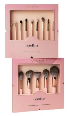 Набор кистей для макияжа лица и глаз Boho Beauty X Apollca из 14 предметов