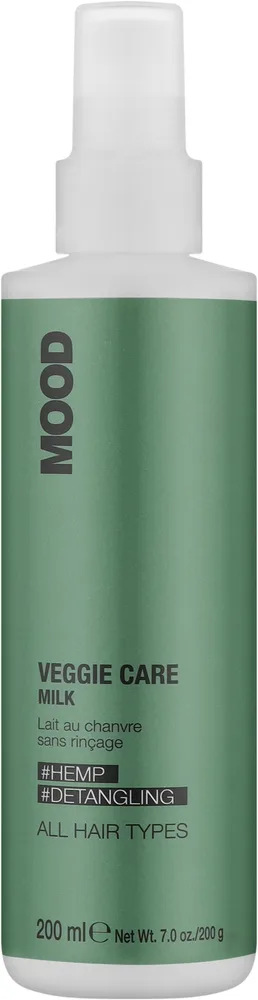 Несмываемое молочко-спрей для волос Mood Veggie Care Relaxing Milk с маслом конопли, 200 мл