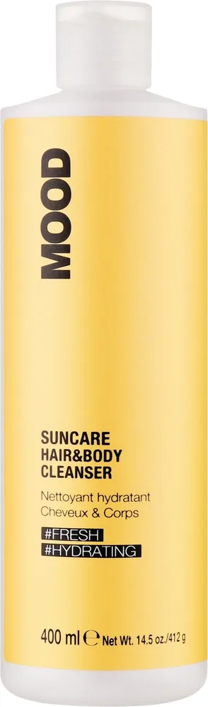 Шампунь-гель для тела и волос Mood Suncare увлажняющий, с маслом опунции, 400 мл