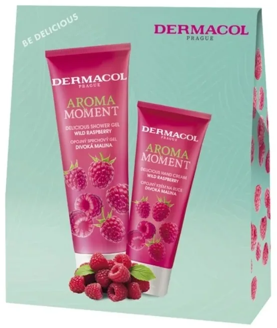 Набор Dermacol Aroma Moment Wild Raspberry «Дикая малина»: гель для душа, 250 мл, крем для рук, 100 мл