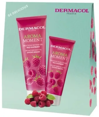 Набор Dermacol Aroma Moment Wild Raspberry «Дикая малина»: гель для душа, 250 мл, крем для рук, 100 мл