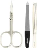 Маникюрный набор Pfeilring Solingen Manicure Travel Set 3 предмета синий нержавеющая сталь — фото 1