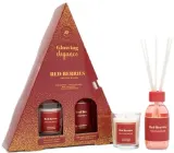 Набор La Casa de Los Aromas Red Berries ароматический диффузор с палочками 95 мл и ароматическая свеча 65 г — фото 1