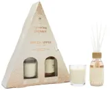 Набор La Casa de Los Aromas Spiced Apple ароматический диффузор с палочками 95 мл и ароматическая свеча 65 г — фото 1