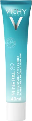 Vichy Mineral 89 48H Moisture Matte Sorbet увлажняющий матирующий гель-сорбет для жирной и комбинированной кожи лица с гиалуроновой кислотой, 40 мл