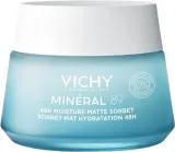 Vichy Mineral 89 48H Moisture Matte Sorbet увлажняющий матирующий гель-сорбет для жирной и комбинированной кожи лица с гиалуроновой кислотой, 40 мл / 50 мл — фото 3
