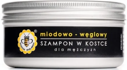 Шампунь твёрдый Miodowa Mydlarnia медово-угольный для мужчин, 70 г