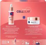 Набор для лица NIVEA Cellular Expert Lift дневной крем SPF30 и сыворотка с бакучиолом для зрелой кожи 50+30 мл — фото 2