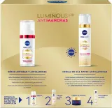 Набор для лица NIVEA Luminous 630 дневной флюид SPF50 и сыворотка для выравнивания тона кожи 40+30 мл — фото 2