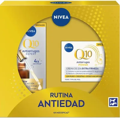 Набор для лица NIVEA Q10 дневной крем SPF15 и сыворотка с коэнзимом Q10 для зрелой кожи 50+30 мл