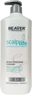 Шампунь Beaver Professional Scalplife успокаивающий, для проблемной кожи головы, с лавандой, ромашкой, алоэ и витаминами, 1000 мл, США
