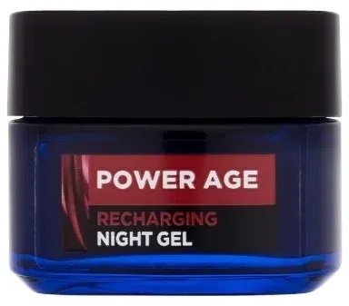 L'Oreal Paris Men Expert Power Age Recharging Night Gel гель для лица ночной мужской, увлажняющий, с кофеином 50 мл