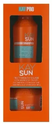 Набор для волос KayPro Kay Sun увлажняющий шампунь и маска после солнца с кокосовым маслом 100+100 мл