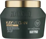 Восстанавливающая маска для повреждённых волос KayPro KayVegan, масло ши, кокосовое масло, экстракты водорослей, пантенол, 500 мл — фото 1