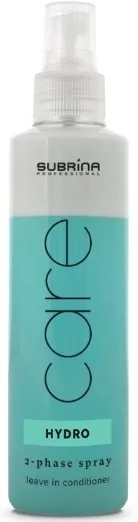 Двухфазный кондиционер-спрей для волос Subrina Professional Care Hydro 2-Phase Spray увлажняющий, несмываемый, 200 мл