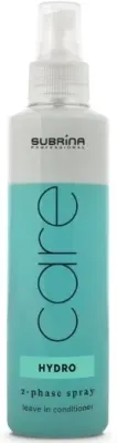 Двухфазный кондиционер-спрей для волос Subrina Professional Care Hydro 2-Phase Spray увлажняющий, несмываемый, 200 мл