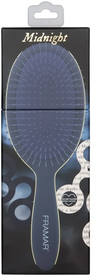 Щётка для волос Framar Detangle Brush Dark Academia Midnight для распутывания, мягкие щетинки, 1 шт