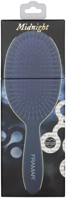 Щётка для волос Framar Detangle Brush Dark Academia Midnight для распутывания, мягкие щетинки, 1 шт