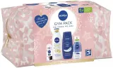 Набор NIVEA GymPack лосьон для тела средство для снятия макияжа антиперспирант и гель для душа 5 предметов — фото 1