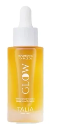 Talia Heaven's Dew Glow C+ масло для лица с витамином C Replenishing Face Oil 30 мл, сквалан и гиалуроновая кислота, для сияния кожи