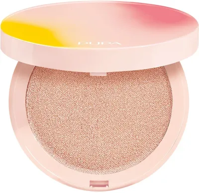 Хайлайтер для лица компактный Pupa Color Trip Wonder Me Glow, без эффекта пудры, 7,5 г