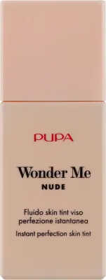 Тональный флюид Pupa Wonder Me Nude натуральный увлажняющий, 30 мл