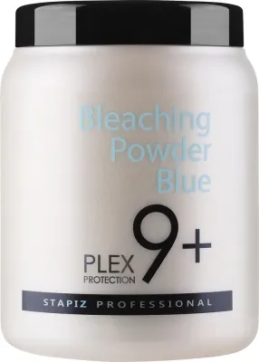 Пудра для обесцвечивания волос Stapiz Bleaching Powder Blue Plex Protection 9+, профессиональная, 500 г