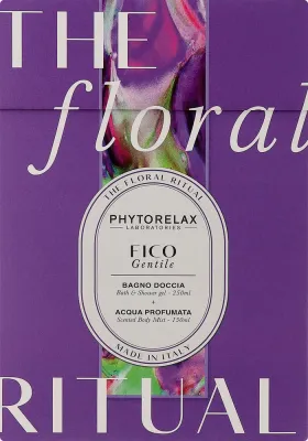Phytorelax Laboratories Phytorelax Laboratories The Floral Ritual Gentle Fig (sh/gel/250 мл + b/mist/150 мл) * - Набор для тела Phytorelax Floral Ritual Gentle Fig гель для душа и спрей с экстрактом инжира 250+150 мл уценка